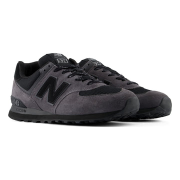 Mens New Balance 574 NB Navy with Black Trainers - NB Navy with Black