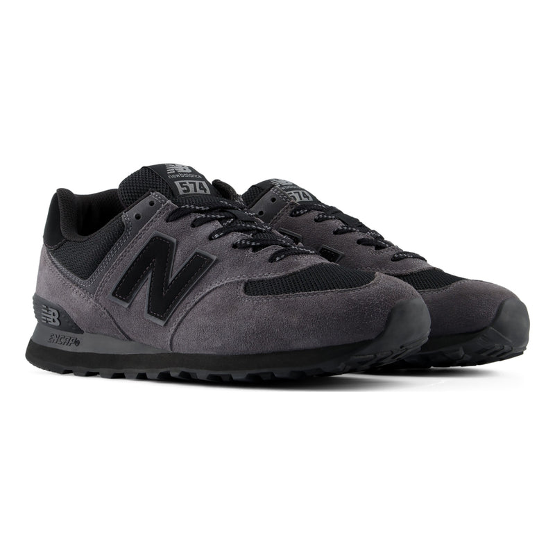 Mens New Balance 574 NB Navy with Black Trainers - NB Navy with Black
