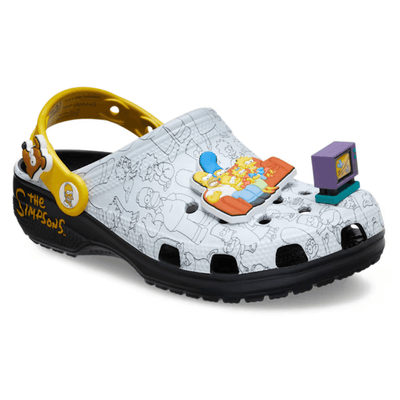 Womens Unisex Adults Crocs Simpsons Classic Clog - White