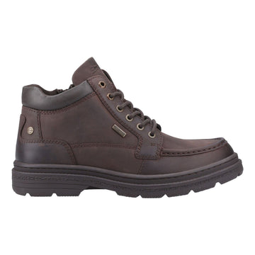 Mens Cotswold Cricklade Brown Ankle Boots - Brown