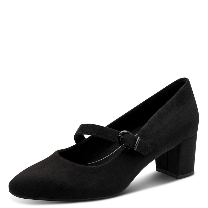 Womens Jana 24461 Block Heels - Black