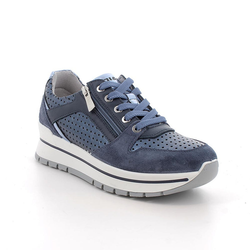Womens Igi & Co Side Zip Trainers - Navy