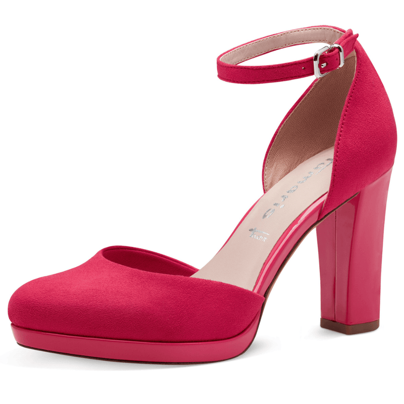 Womens Tamaris 22460 Platform Block Heels - Pink