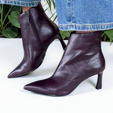 Womens Tamaris 25320 Ankle Boots - Merlot