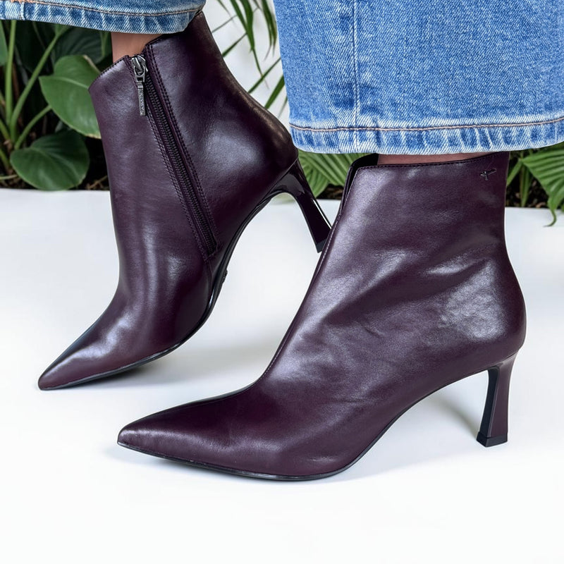 Womens Tamaris 25320 Ankle Boots - Merlot