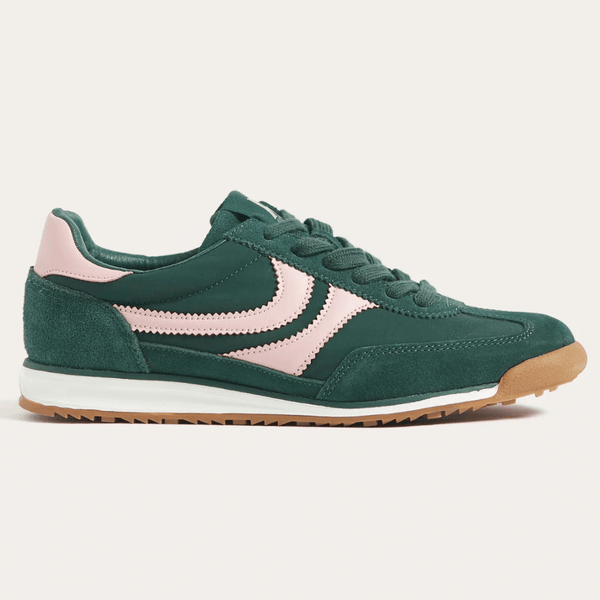 Womens Redz Gasol Gum Sole Trainers - Green Multi