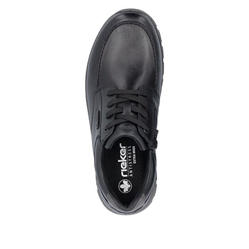 Mens Rieker 03607 Casual Lace-up Shoe - Black