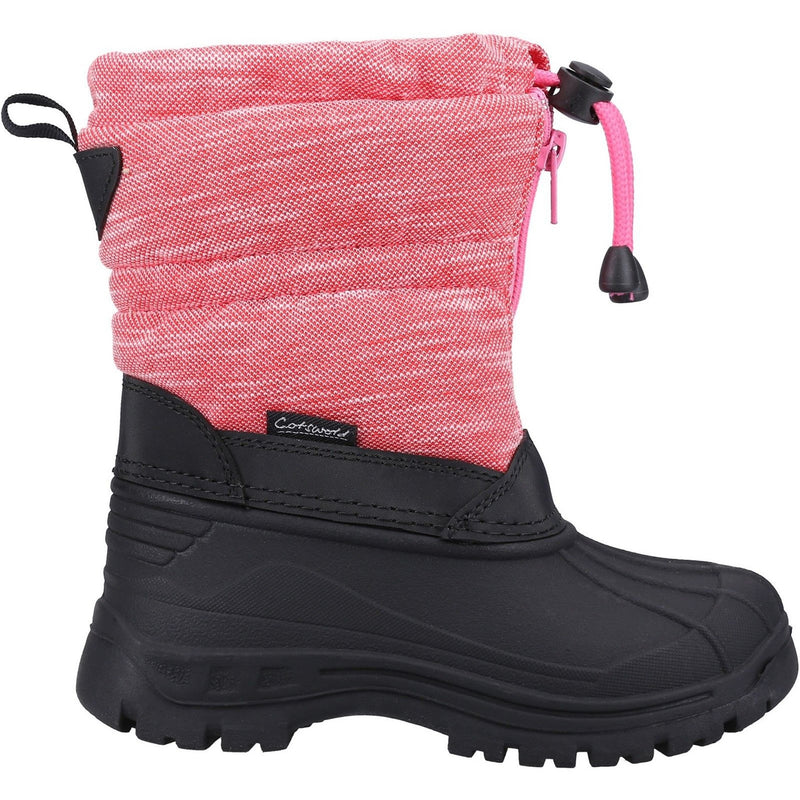 Kids Cotswold Bathford Snow Boots - Berry
