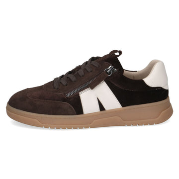 Womens Caprice 23608 Dark Brown Combi Trainers - Dark Brown Combi