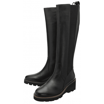 Womens Lotus Wrenley Knee High Boots - Black