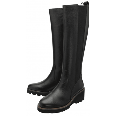 Womens Lotus Wrenley Knee High Boots - Black