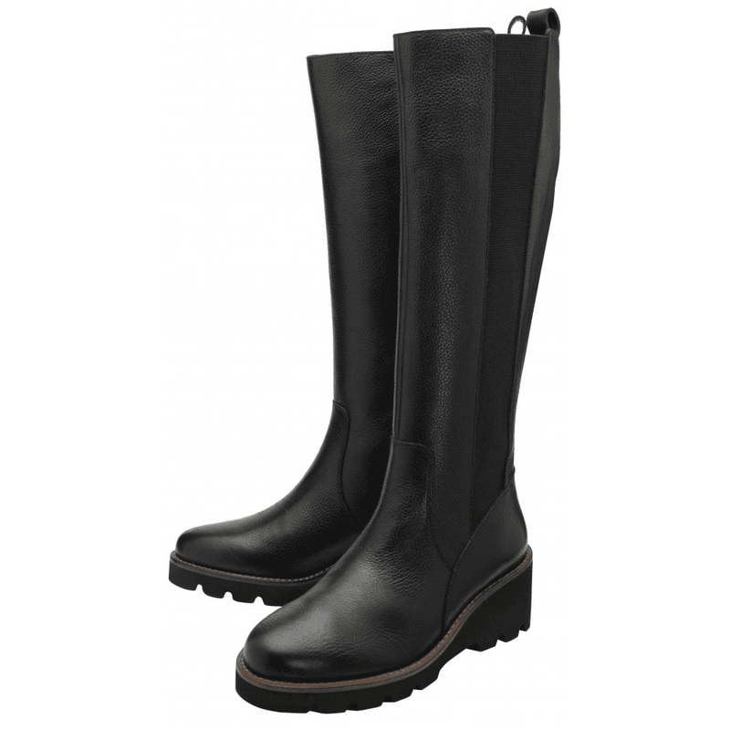 Womens Lotus Wrenley Knee High Boots - Black