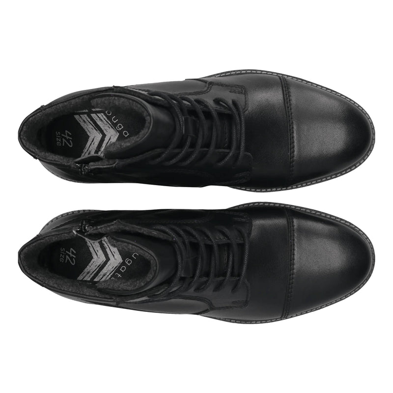 Mens Bugatti 8373A Ankle Boots - Black