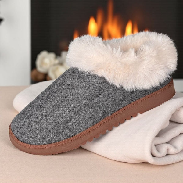 Womens Lunar Cranbrook Slippers - Grey