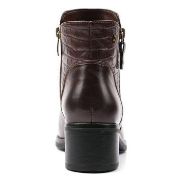 Womens Lunar Hayley Ankle Boots - Brown