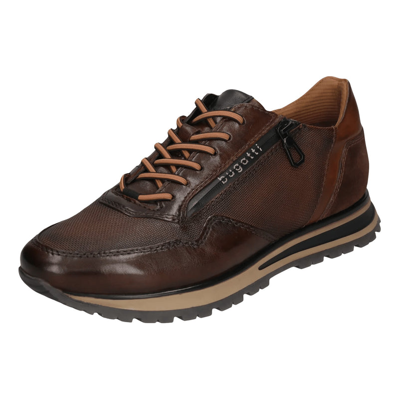 Mens Bugatti AG809 Brown Trainers - Brown