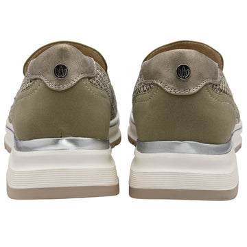 Womens Lotus ULS631 Khaki Florida Loafers - Khaki