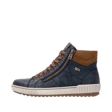 Womens Remonte D0772 Sea Blue Boots - Sea Blue
