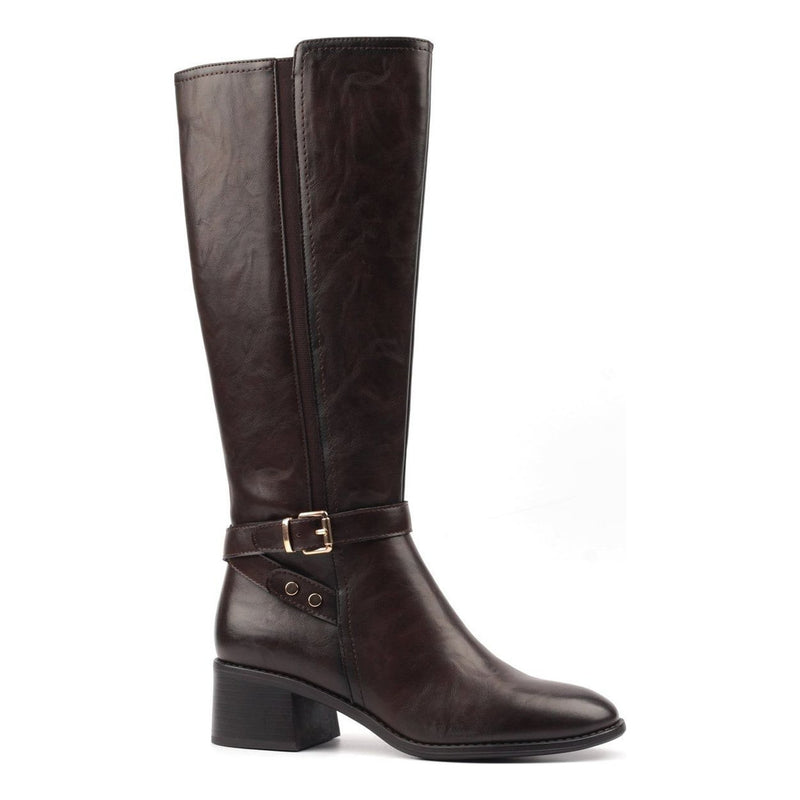Womens Lunar Sindy Long Boots - Brown