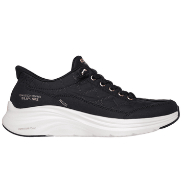 Womens Skechers Slip-ins: Contour Foam Cozy Fit Trainers - Black Rosegold