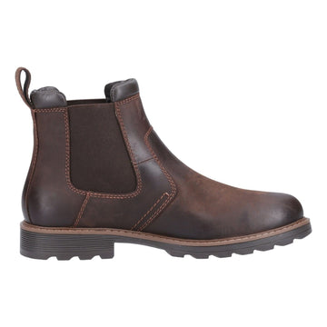 Mens Cotswold Leafield Chelsea Boots - Brown