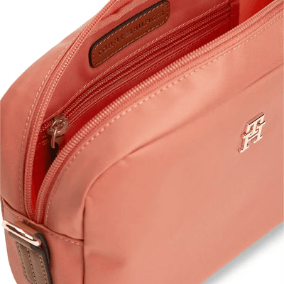 Womens Tommy Hilfiger Monogram Crossbody Camera Bag - Coral Clay