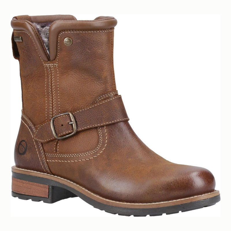 Womens Cotswold Kinsham Ankle Boots - Tan