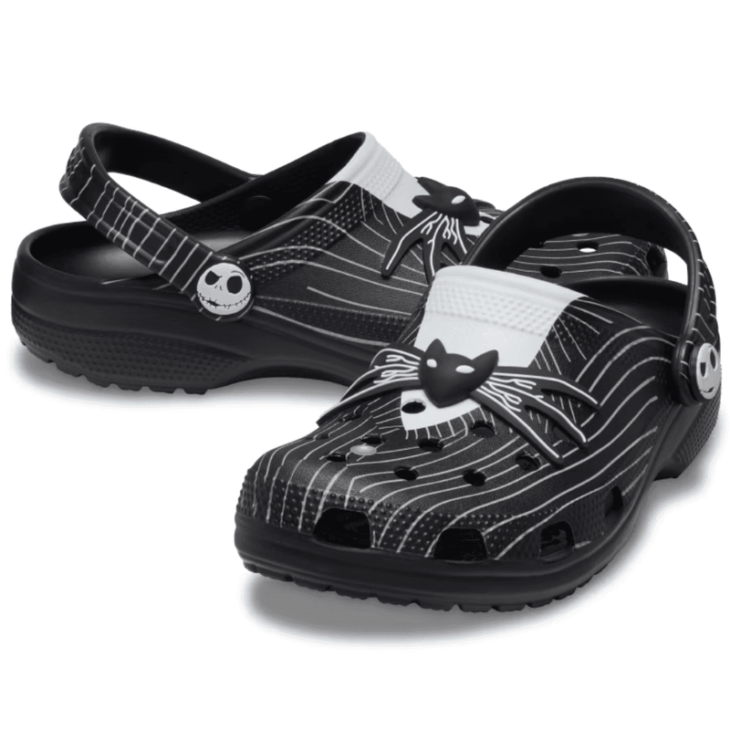 Womens Adult Crocs Nightmare Before Christmas Classic Clog - Black