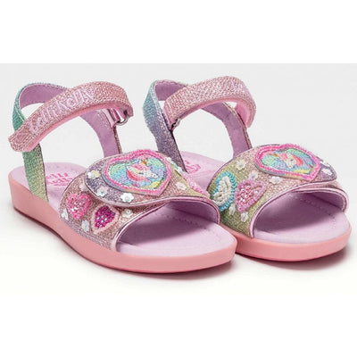 Lelli Kelly Girls Gem Lilac Unicorn Sandals - Purple