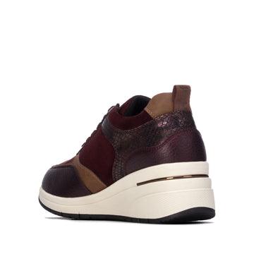 Womens Refresh 176177 Burgundy Trainers - Burgundy