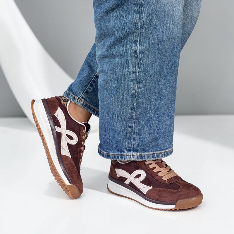 Womens Refresh 176232 Brown Trainers - Brown
