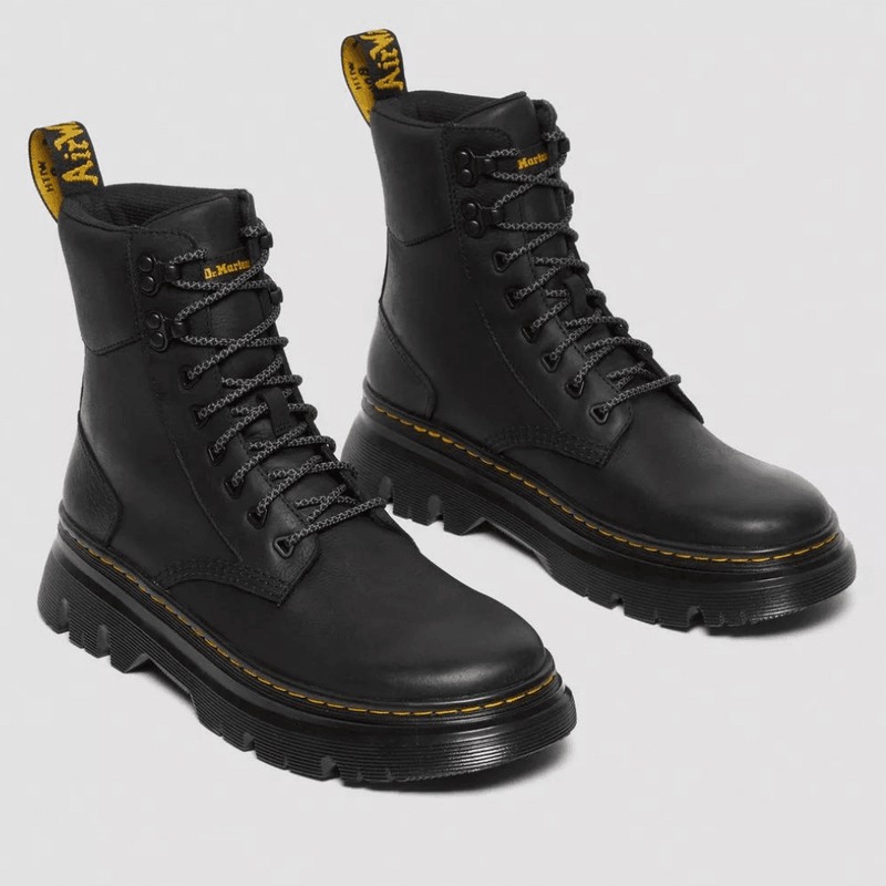 Dr Martens Mens Tarik Wyoming Leather Utility Boots - Black
