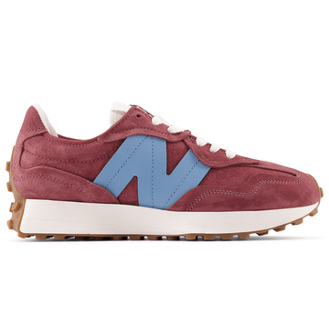 Mens New Balance 327 Trainers - Washed Burgundy