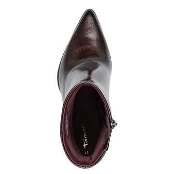 Womens Tamaris 25395 Ankle Boots - Merlot