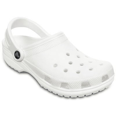 Mens Crocs Classic Clogs - White
