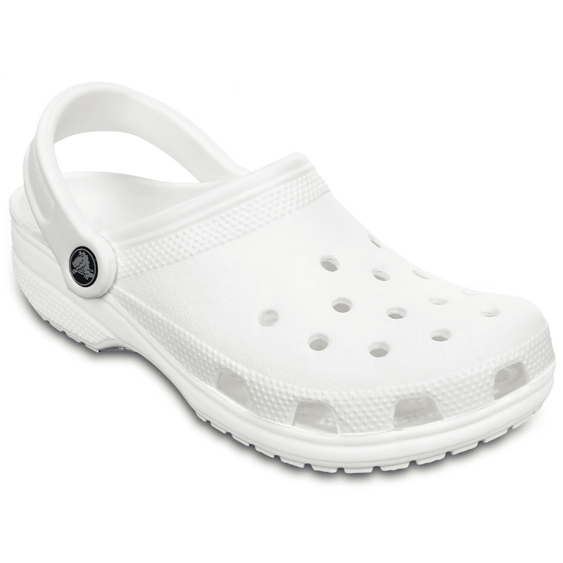 Mens Crocs Classic Clogs - White