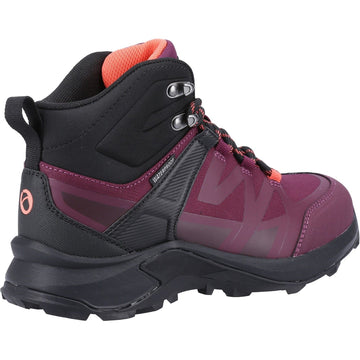 Womens Cotswold Horton Burgundy Hiking Boots - Burgundy