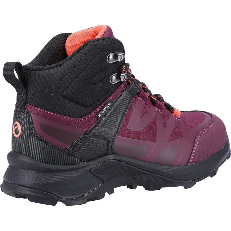 Womens Cotswold Horton Burgundy Hiking Boots - Burgundy