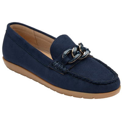 Womens Lotus ULS639 Coma Loafer - Navy