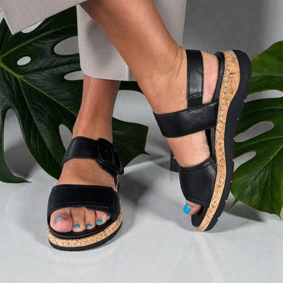 Womens Jana 28701 Sandals - Black
