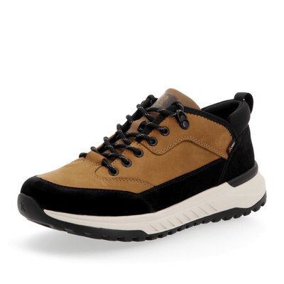 Mens Rieker U0102 Tan and Black Water Resistant Trainers - Tan