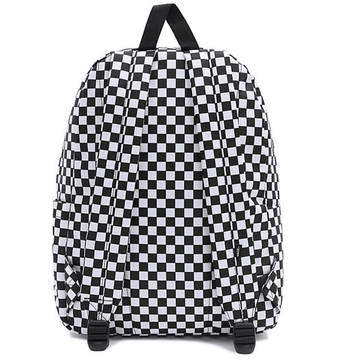 Vans Old Skool Black and White Check Backpack - Checkered