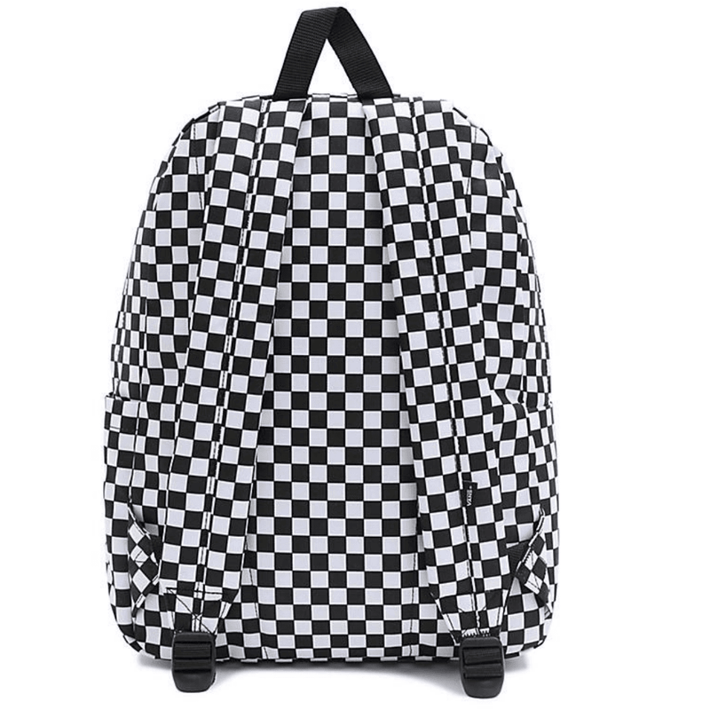 Vans Old Skool Black and White Check Backpack - Checkered