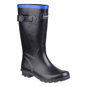 Kids Cotswold Fairweather Black Waterproof Wellingtons - Black