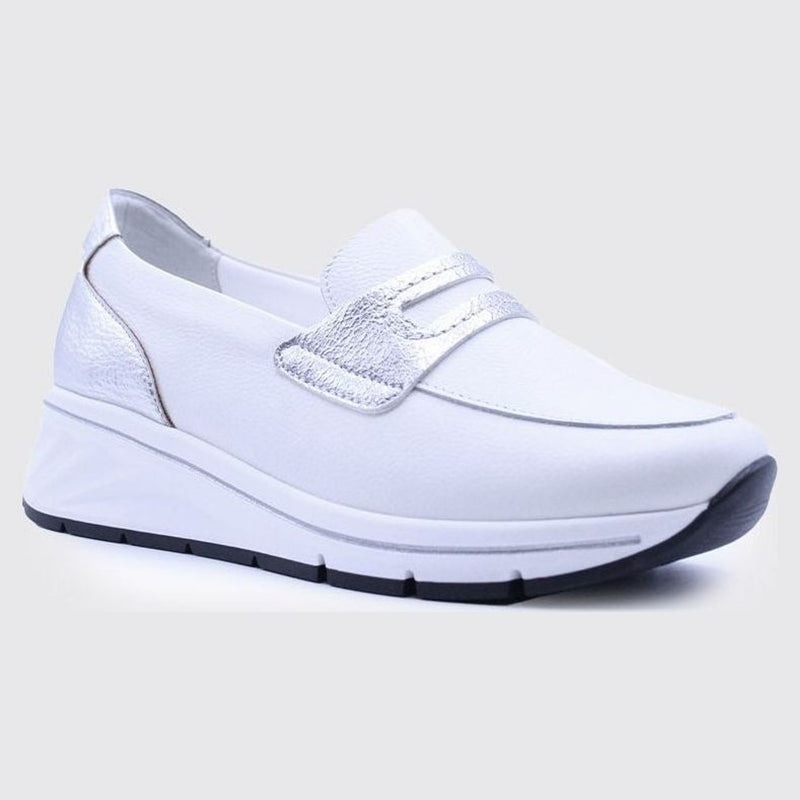 Womens Dubarry Suave Como 6010 White Trainers - White