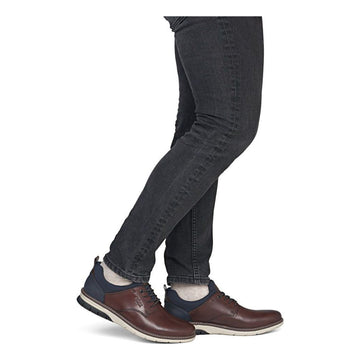 Mens Rieker 14454 Cigar Casual Lace-up Shoe - Cigar