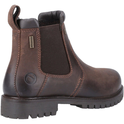 Womens Cotswold Pamington Brown Ankle Boots - Brown