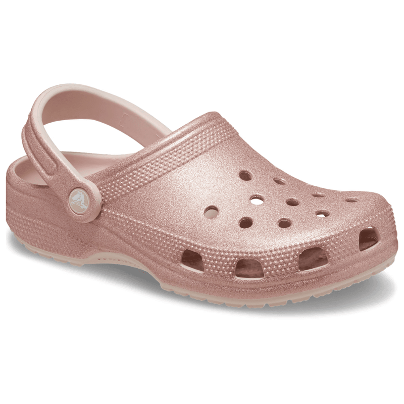 Womens Crocs Classic Clogs - Quartz Glitter