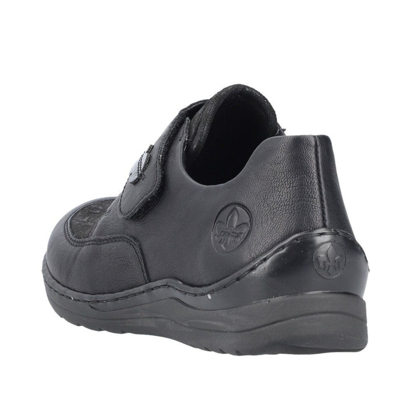Womens Rieker 48954 Black Casual Shoes - Black