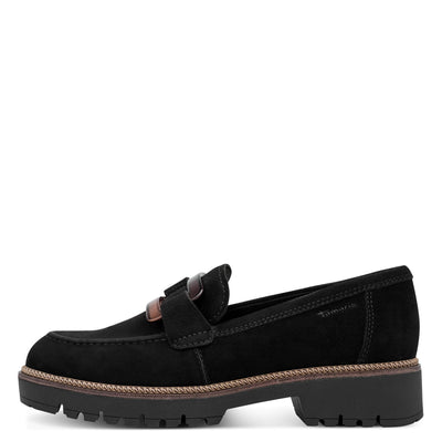 Womens Tamaris 24722 Loafers - Black